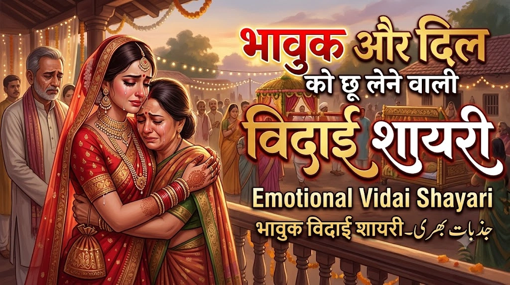 Emotional Aur Dil Ko Chhoo Lene Wali Vidai Shayari in hindi