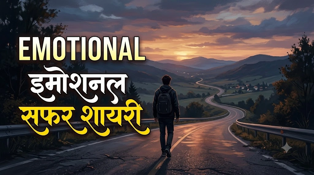 Emotional Safar Shayari in hindi
