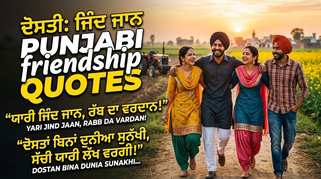 Famous Punjabi Quotes About Friendship