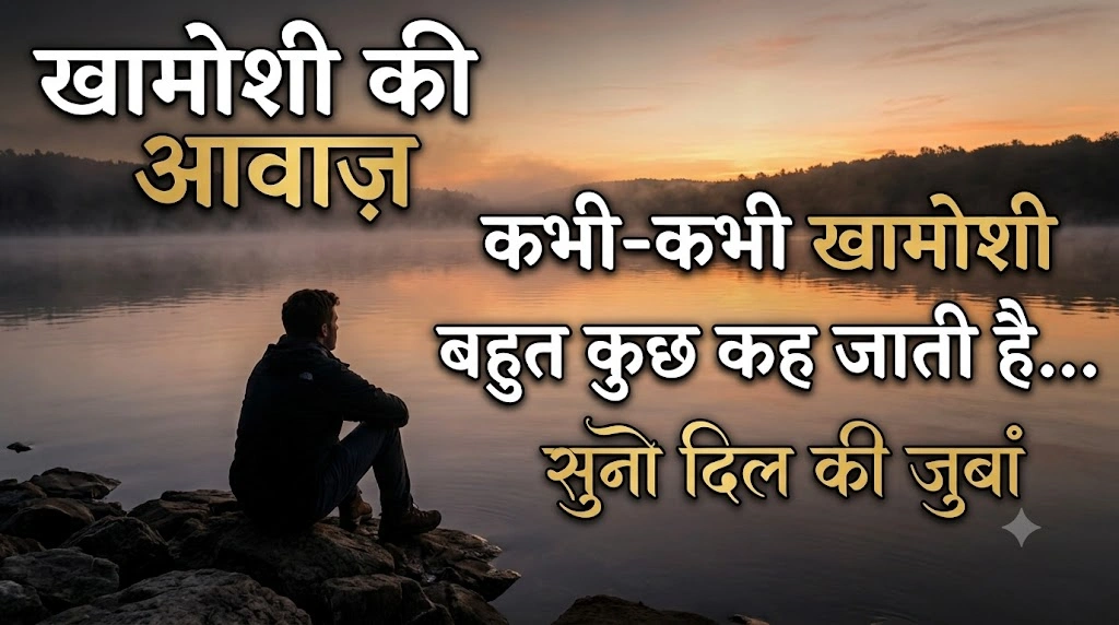 Famous Shayari on Khamoshi in hindi