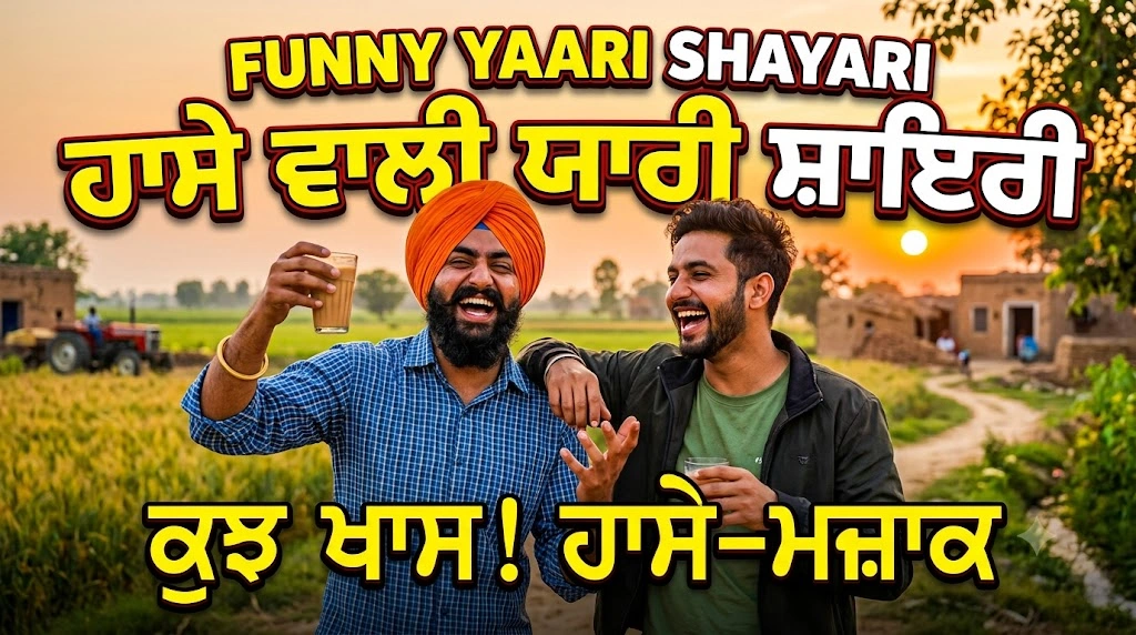 Funny Yaari Shayari Punjabi