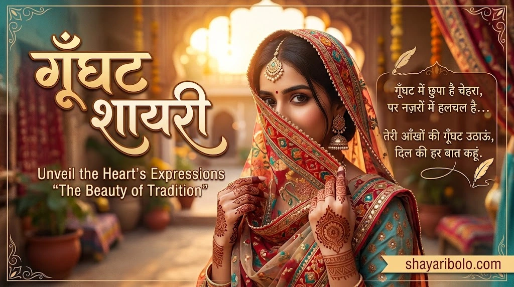 Ghonghat Shayari in hindi