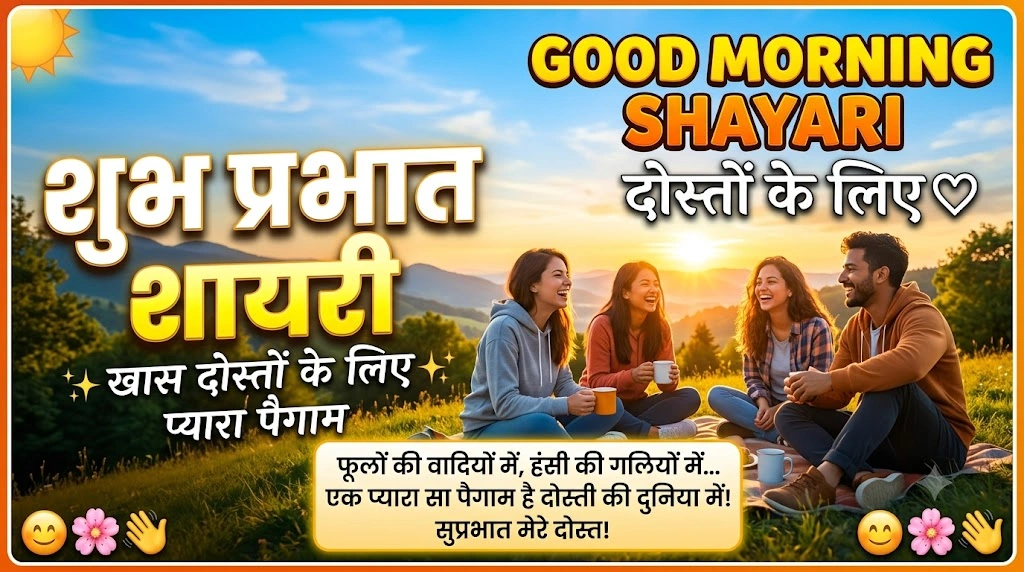Best Good Morning Shayari for Friends
