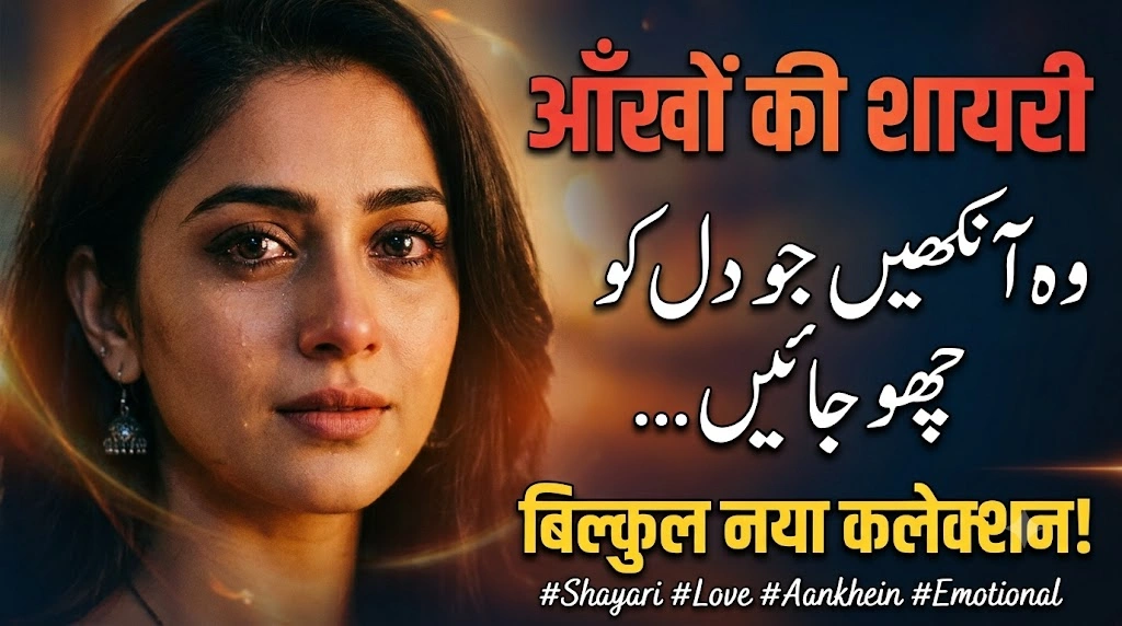 Heart-Touching Aankhon Ki Shayari in hindi