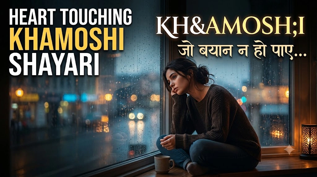 Heart Touching Khamoshi Shayari in hindi