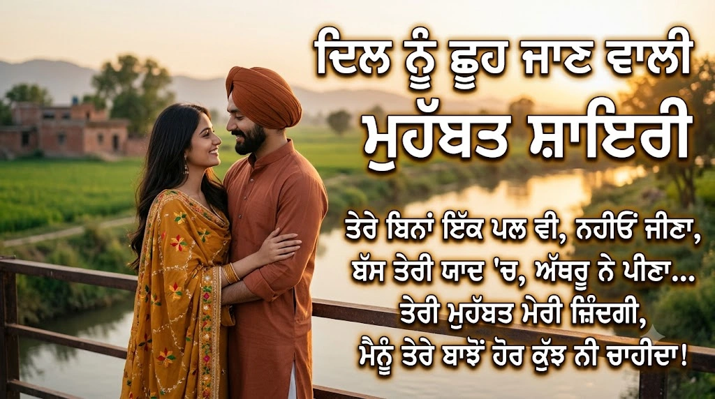 Heart Touching Love Shayari in Punjabi