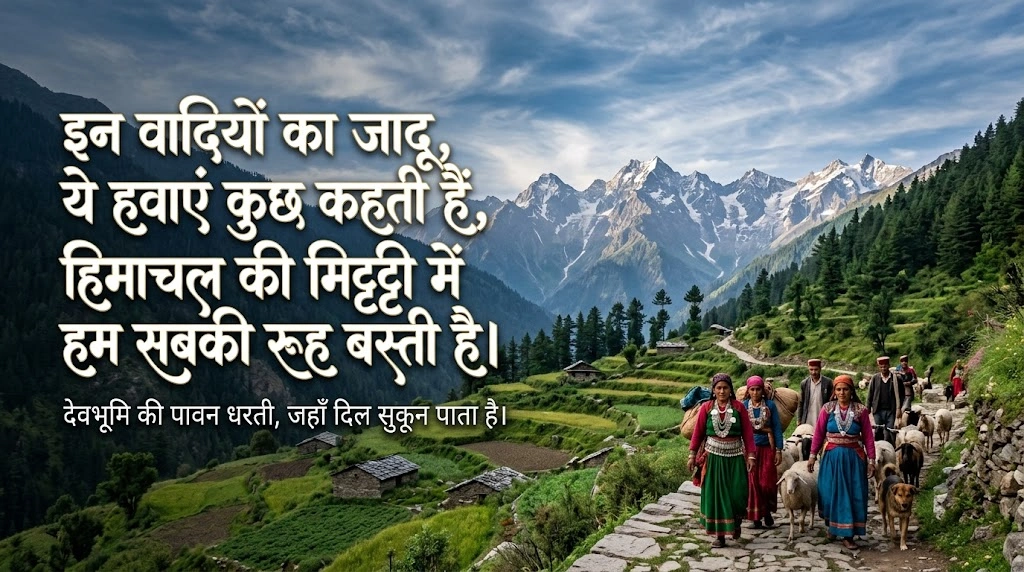 Himachali Shayari for Instagram Captions
