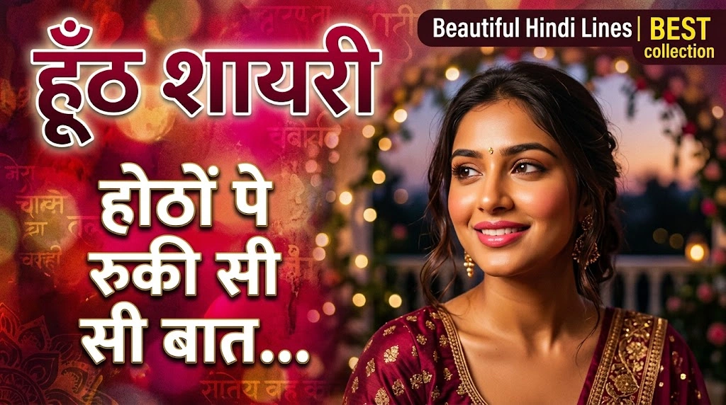 Honth Shayari in Hindi