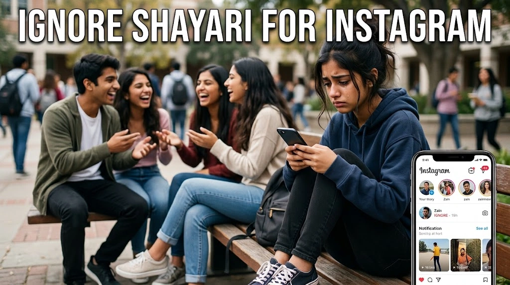 Ignore Shayari for Instagram in hindi