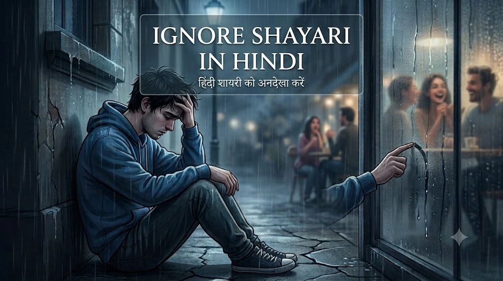 Ignore Shayari in Hindi