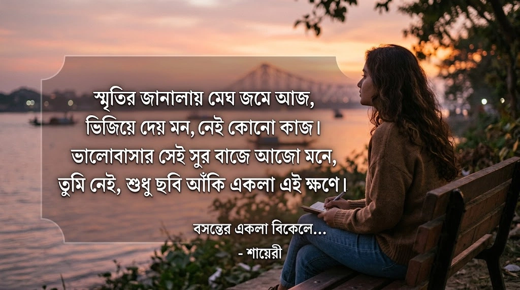 Instagram ও Facebook Caption-এর জন্য Bengali Shayari