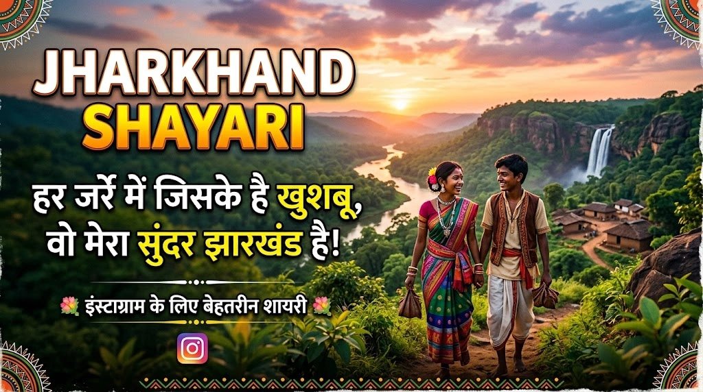 Jharkhand Shayari for Instagram in hindi