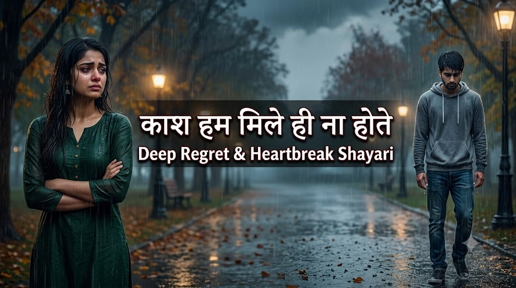 Kaash Hum Mile Hi Na Hote Shayari in hindi