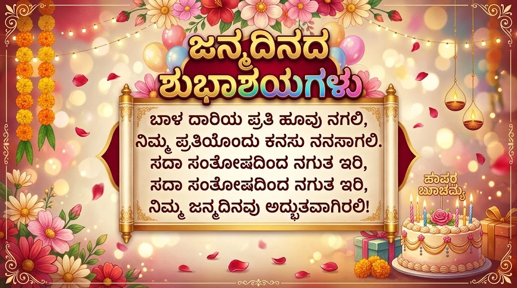 Kannada Shayari for Birthday