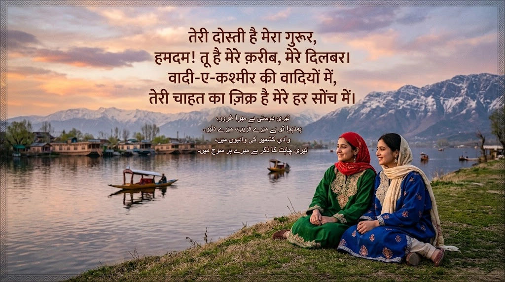 Kashmiri Friendship Shayari in hindi