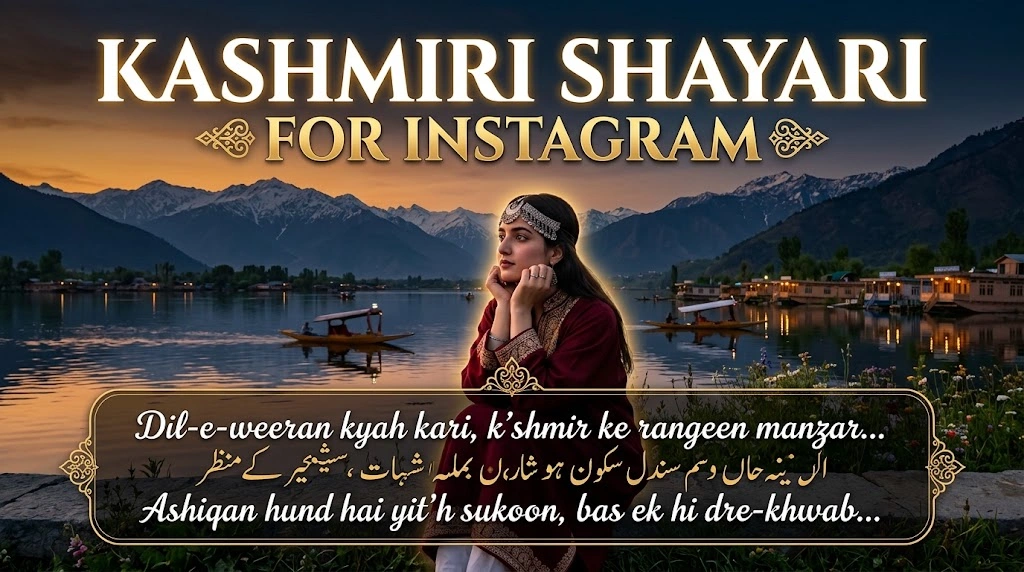 Kashmiri Shayari for Instagram in hindi