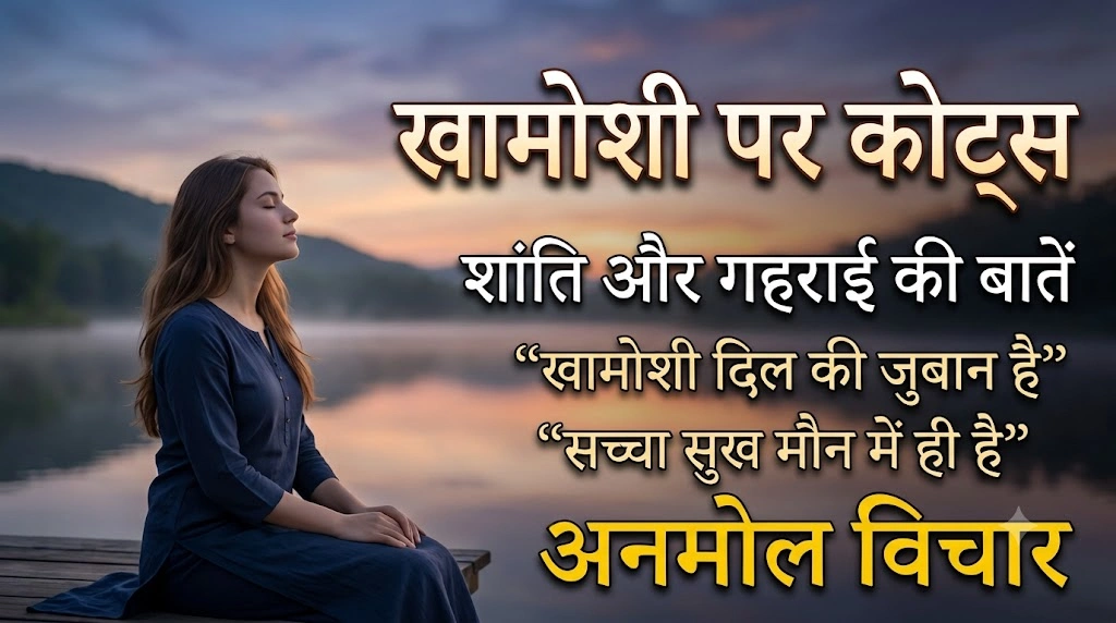 Khamoshi Par Quotes in hindi