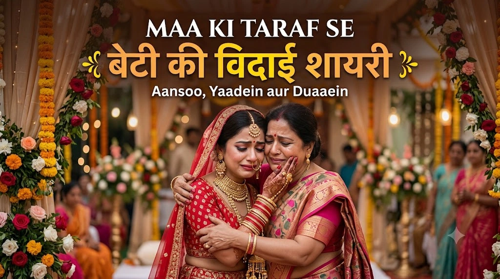 Maa Ki Taraf Se Beti Ki Vidai Shayari in hindi