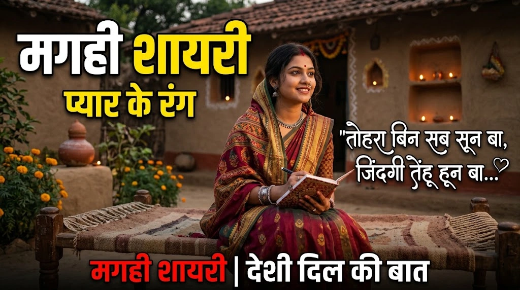 Best Magahi Love, Sad, Funny & Attitude Shayari