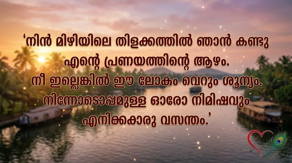 Most Malayalam Romantic Shayari