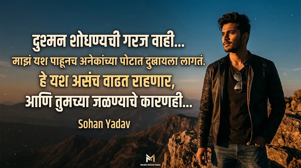 Marathi Attitude Shayari