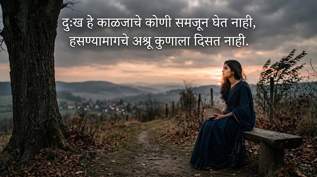 Marathi Sad Shayari 2 Line