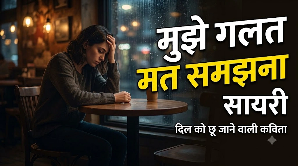 Mujhe Galat Mat Samajhna Shayari In Hindi
