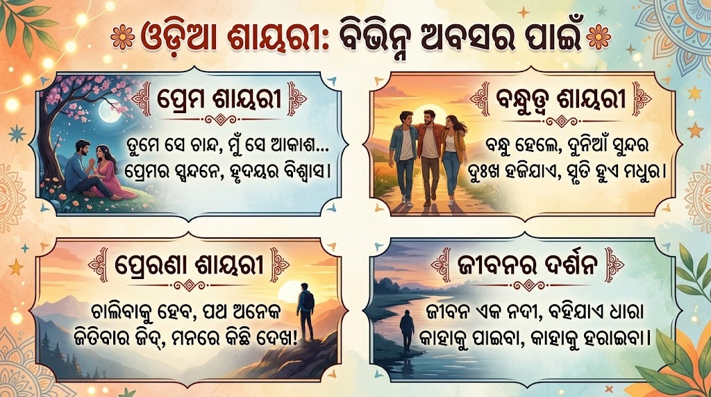 Odia Shayari for Different Occasions