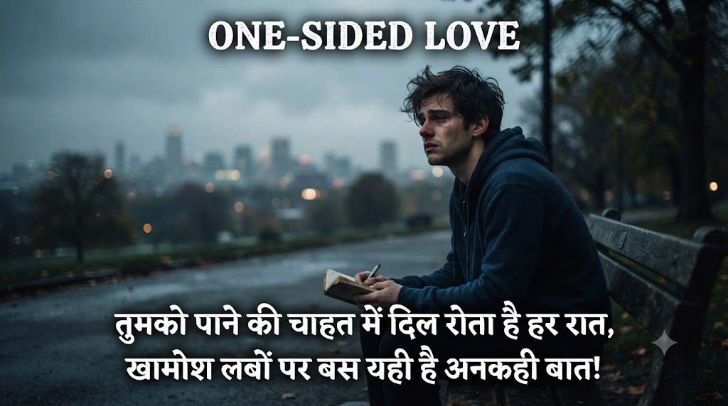 One-Sided Love Sad Shayari in hindi