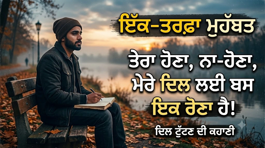 Heartbroken One-Sided Love Shayari in Punjabi