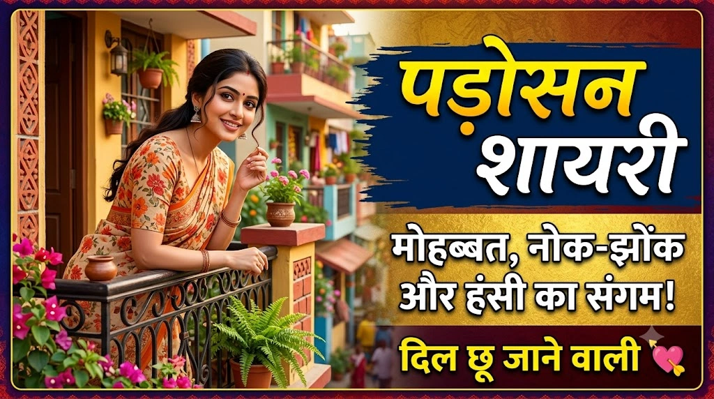 Padosan Shayari in Hindi