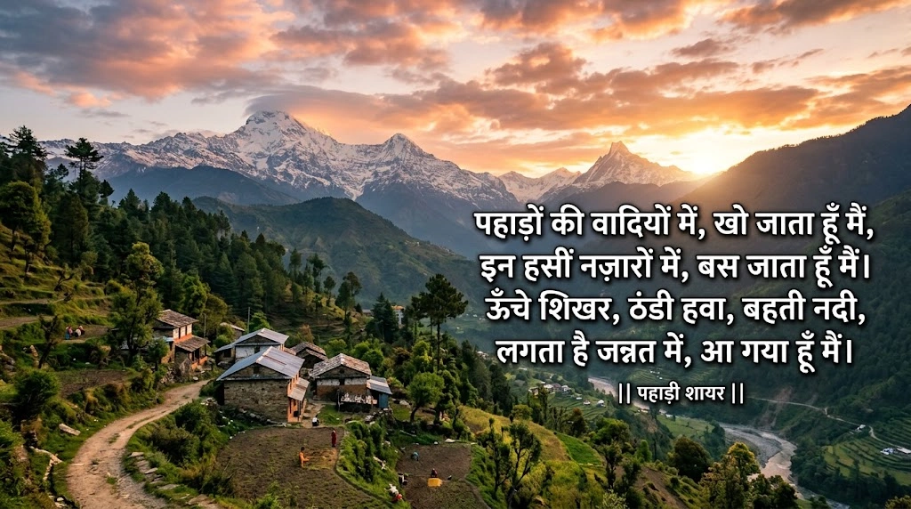 Pahadi Shayari in Hindi