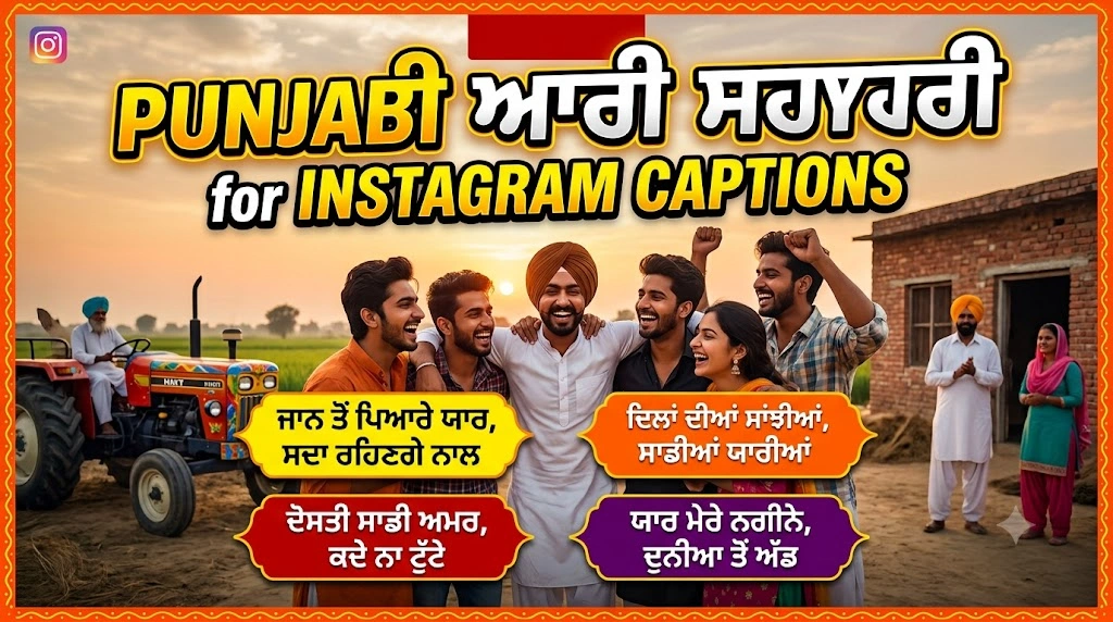 Punjabi Yaari Shayari for Instagram Captions