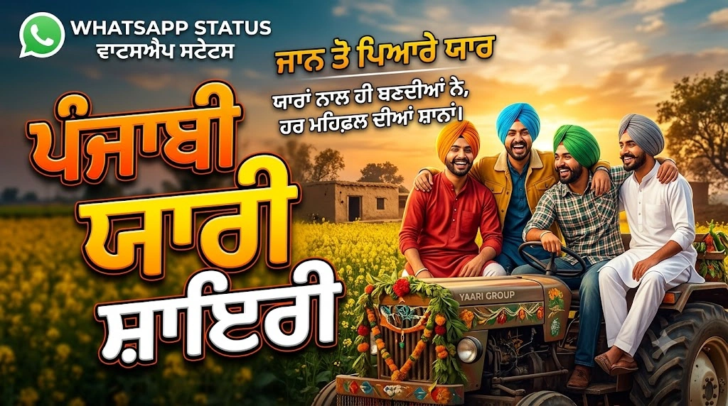Punjabi Yaari Shayari for WhatsApp 