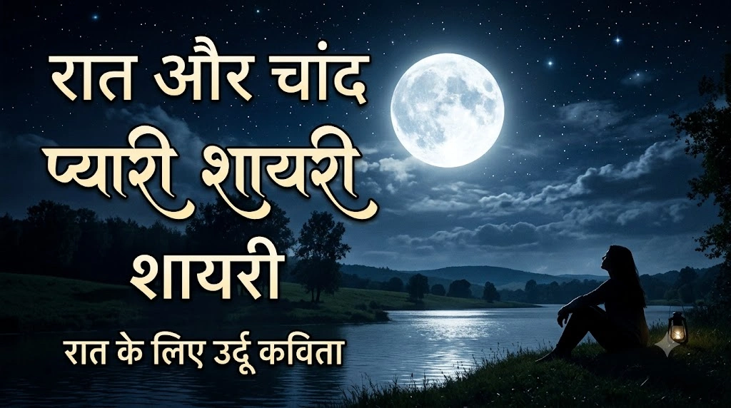 Raat Aur Chand Shayari: 100+ खूबसूरत शायरियां हिंदी में
