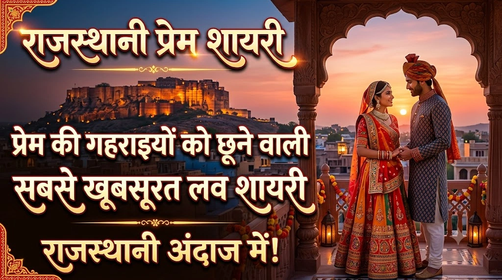 Rajasthani Love Shayari in Hindi