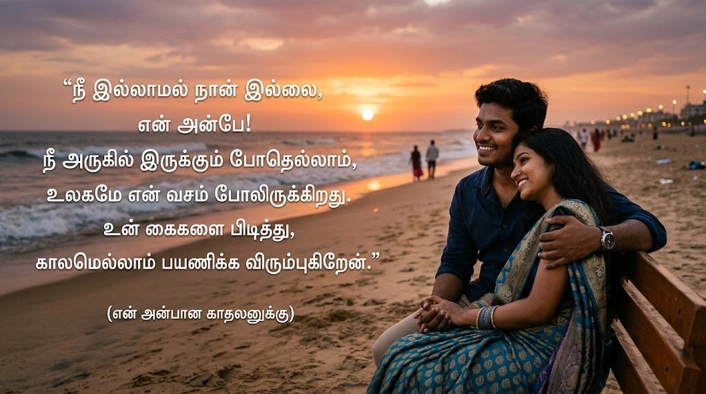 Romantic Tamil Shayari for Boyfriend