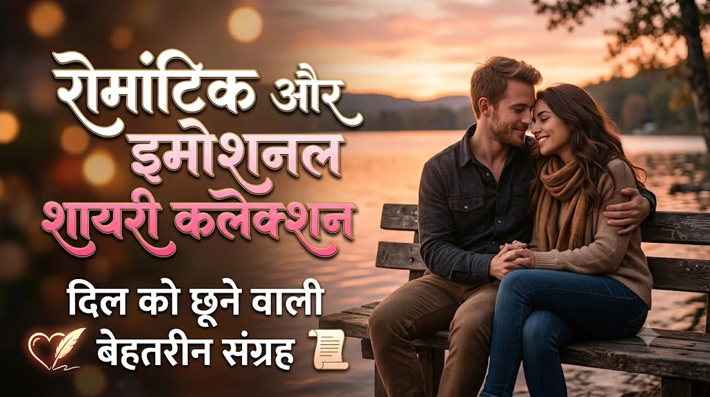 Romantic और Emotional Shayari Collection in hindi