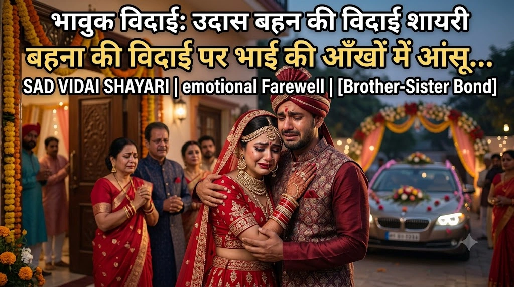 Sad Bahan Ki Vidai Shayari in hindi