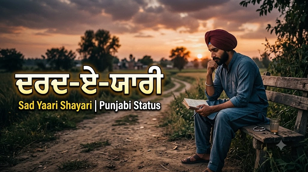 Very Sad Yaari Shayari Punjabi