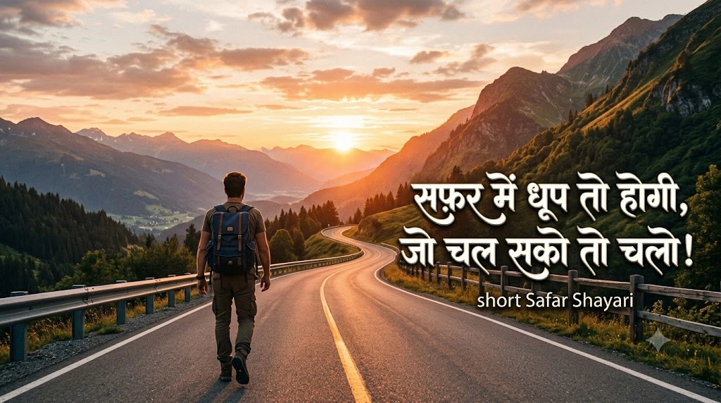 Short Safar Shayari in hindi