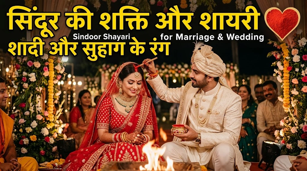 Sindoor Shayari for Marriage & Wedding in hindi