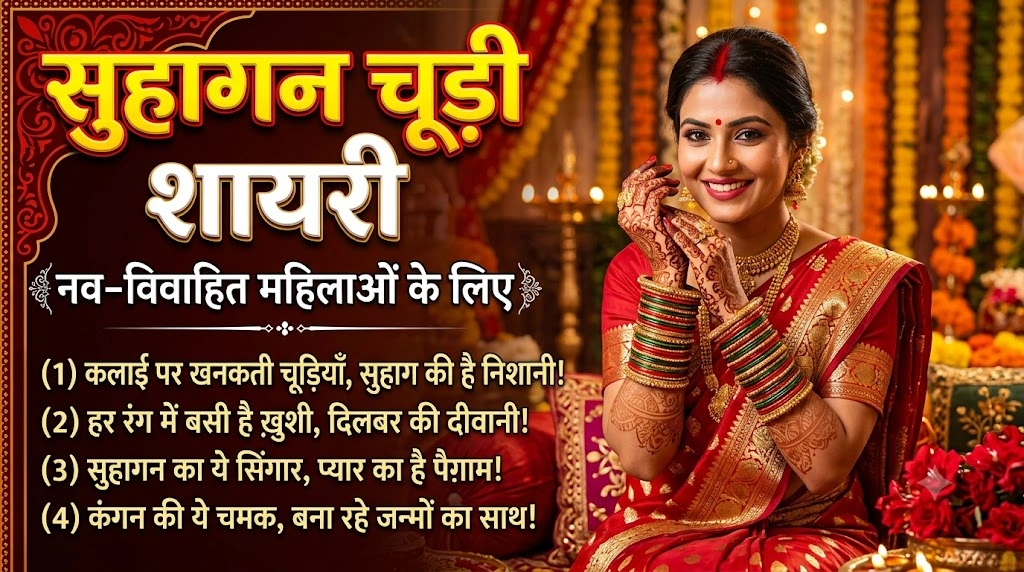 Suhagan Chudi Shayari for Married Women in hindi