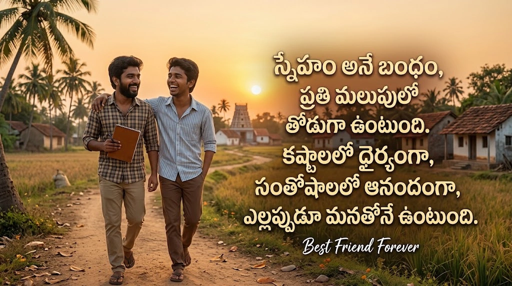 Telugu Best Friendship Shayari