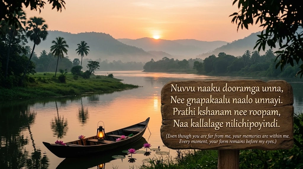 Telugu Shayari in English Letters