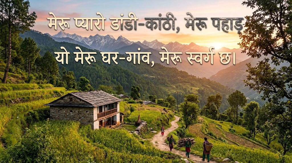 Uttarakhandi Shayari About Home and Village