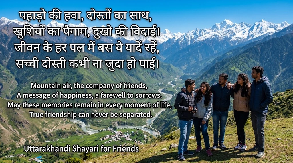 Uttarakhandi Shayari for Friends in hindi