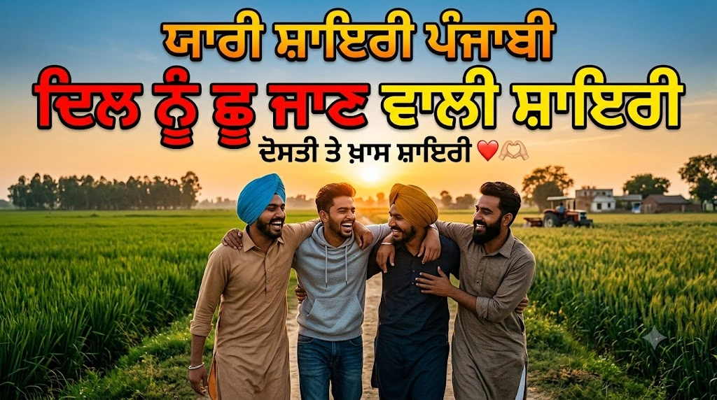 Best Yaari Shayari Punjabi