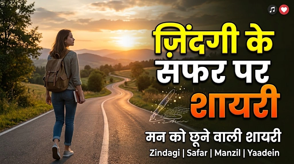 Zindagi Ke Safar Par Shayari in hindi