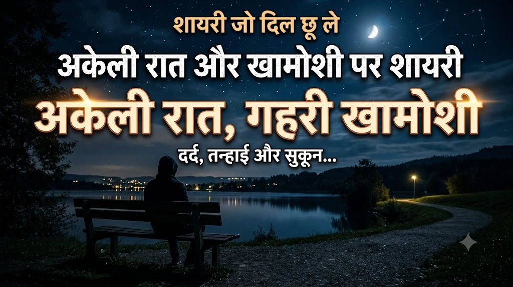Poetry about solitary nights and silence.